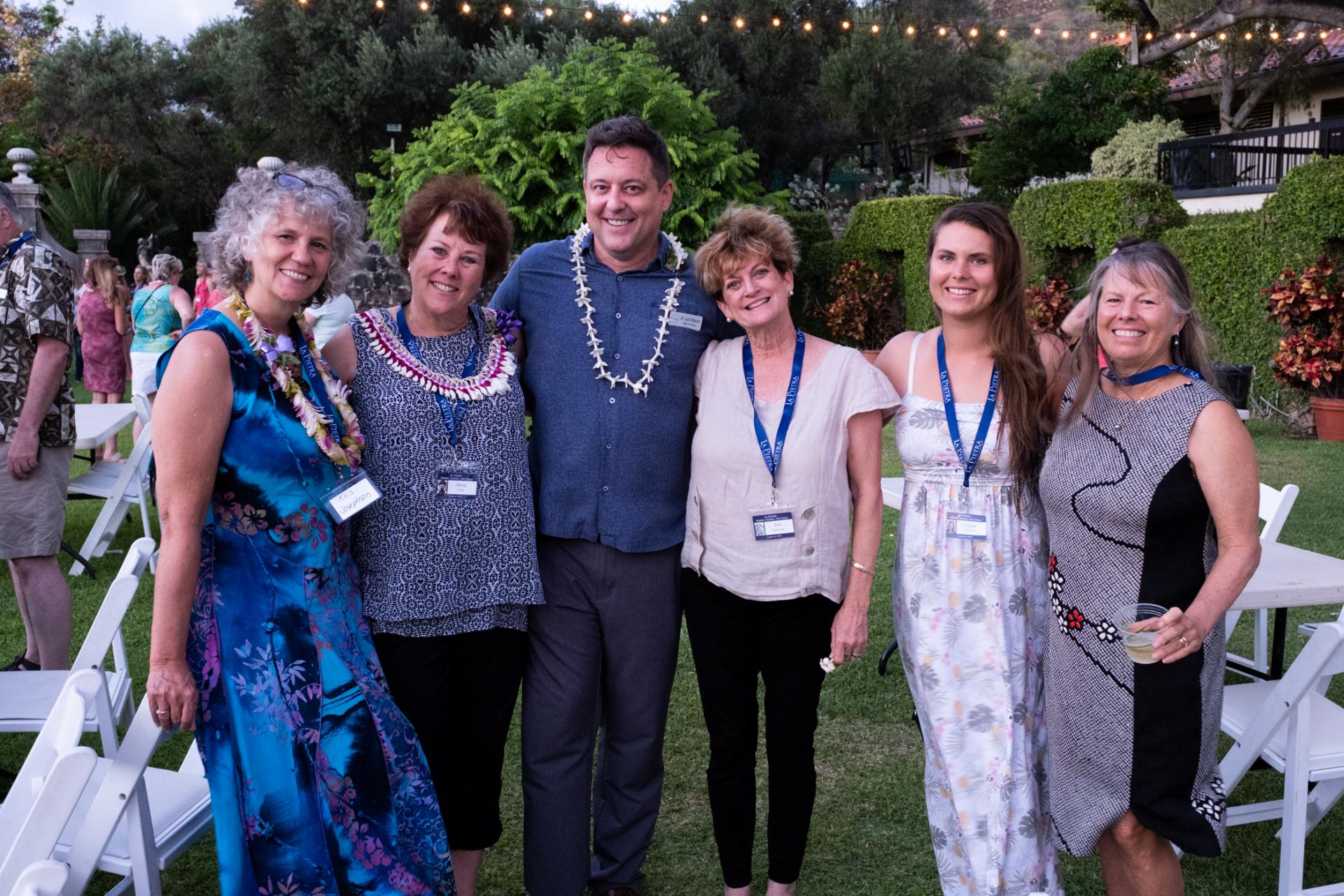 Dr. Watson with some members of the LP alumnae community. 